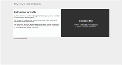 Desktop Screenshot of myhive.com