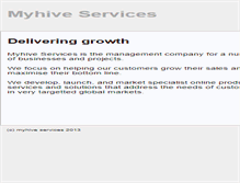 Tablet Screenshot of myhive.com